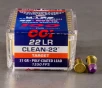 50rds     22 LR CCI Clean-22 Hyper Velocity 31gr  Poly-Coated LRN Ammo