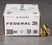 50rds     308 Win Federal American Eagle 150gr  FMJBT Ammo