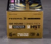 100rds     45 ACP Federal Practice   Defend 230gr  HST JHP   Syntech TSJ Ammo