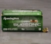 225rds     22 LR Remington Subsonic 40gr  CPHP Ammo