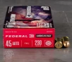 50rds     45 ACP Federal 250th Anniversary USA 230gr  FMJ Ammo