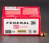 200rds     9mm Federal Champion Training 115gr  FMJ Ammo
