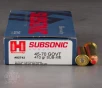 200rds     45-70 Govt  Hornady Subsonic 410gr  Sub-X Ammo