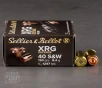 25rds     40 S W Sellier   Bellot XRG Defense 130gr  SCHP Ammo