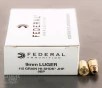 50rds     9mm Federal LE 115gr  Hi-Shok JHP Ammo