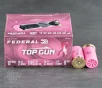 250rds - 12 Gauge Federal Top Gun Target Load 2 3 4  1 1 8oz   8 Shot Pink Hull Ammo