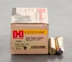 20rds     500 S W Hornady Custom 500gr  InterLock Flat Point XTP Ammo