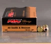 50rds - 40 S W PMC 165gr  Jacketed Hollow Point Ammo