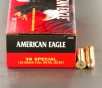 50rds - 38 Special Federal American Eagle 130gr  FMJ Ammo