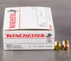 50rds - 40 S W Winchester USA 165gr  FMJ Ammo