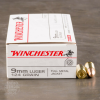 50rds - 9mm Winchester USA 124gr  FMJ Ammo