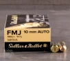 1000rds - 10mm Sellier   Bellot 180gr  FMJ Ammo