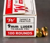 1000rds - 9mm Winchester USA 115gr  FMJ Value Pack Ammo