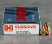 20rds     30-30 Hornady Subsonic 175gr  Sub-X Ammo