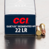 500rds     22 LR CCI Quiet-22 40gr  SHP Ammo