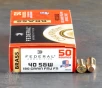 50rds - 40 S W Federal Champion 180gr  FMJ FN Ammo