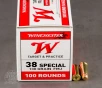 100rds - 38 Special Winchester USA 130gr  FMJ Value Pack Ammo