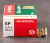 50rds - 38 Special Sellier   Bellot 158gr  Soft Point Ammo