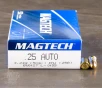 50rds     25 Auto Magtech 50gr  FMJ Ammo