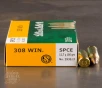 20rds     308 Sellier   Bellot 180gr  SPCE Ammo