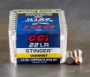 50rds - 22LR CCI Stinger 32gr  Hyper Velocity Hollow Point Ammo