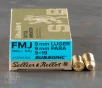 50rds     9mm Sellier   Bellot Subsonic 140gr FMJ Ammo