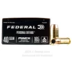 Federal Punch 40 S W Ammo - 20 Rounds of 165 Grain JHP Ammunition