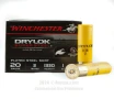 Winchester Drylock 20 Gauge Ammo - 25 Rounds of 3  1 oz   2 Shot   