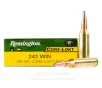 Remington 243 Win Ammo - 20 Rounds of 100 Grain PSP Ammunition