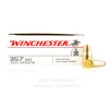 Winchester 357 Sig Ammo - 50 Rounds of 125 Grain JHP Ammunition