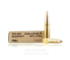 Sellier and Bellot 300 Blackout Ammo - 20 Rounds of 147 Grain FMJ   