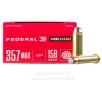 Federal 357 Magnum Ammo - 50 Rounds of 158 Grain JSP Ammunition