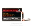 Winchester 38 Special  P Ammo - 20 Rounds of 130 Grain JHP Ammunition