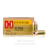 Hornady 40 Cal Ammo - 20 Rounds of 155 Grain JHP Ammunition