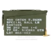 Black Hills 5 56x45 Ammo - 460 Rounds of 77 Grain OTM Mk 262 MOD   