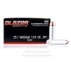 Blazer 357 Magnum Ammo - 1000 Rounds of 158 Grain JHP Ammunition