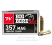 Winchester Big Bore 357 Magnum Ammo - 20 Rounds of 158 Grain SJHP   