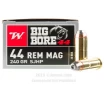 Winchester Big Bore 44 Magnum Ammo - 20 Rounds of 240 Grain SJHP   