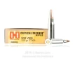 Hornady Critical Defense 308 Win Ammo - 20 Rounds of 155 Grain FTX   