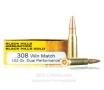 Black Hills Gold 308 Win Ammo - 20 Rounds of 152 Grain Dual   