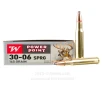 Winchester 30-06 Ammo - 20 Rounds of 165 Grain PSP Ammunition