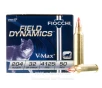 Fiocchi 204 Ruger Ammo - 50 Rounds of 32 Grain V-MAX Ammunition