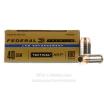 Federal Law Enforcement HST 40 S W Ammo - 50 Rounds of 180 Grain   