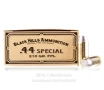 Black Hills Ammunition 44 S W Special Ammo - 50 Rounds of 210   