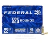 Federal Champion 22 LR Ammo - 525 Rounds of 36 Grain LHP Ammunition