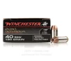 Winchester 40 cal Ammo - 20 Rounds of 180 Grain JHP Ammunition