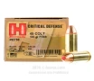 Hornady Critical Defense 45 Long Colt Ammo - 200 Rounds of 185   