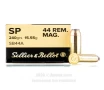 Sellier and Bellot 44 Magnum Ammo - 50 Rounds of 240 Grain SP   