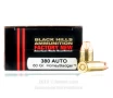 Black Hills 380 ACP Ammo - 20 Rounds of 60 Grain HoneyBadger   