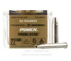 Federal Punch 22 WMR Ammo - 50 Rounds of 45 Grain JHP Ammunition